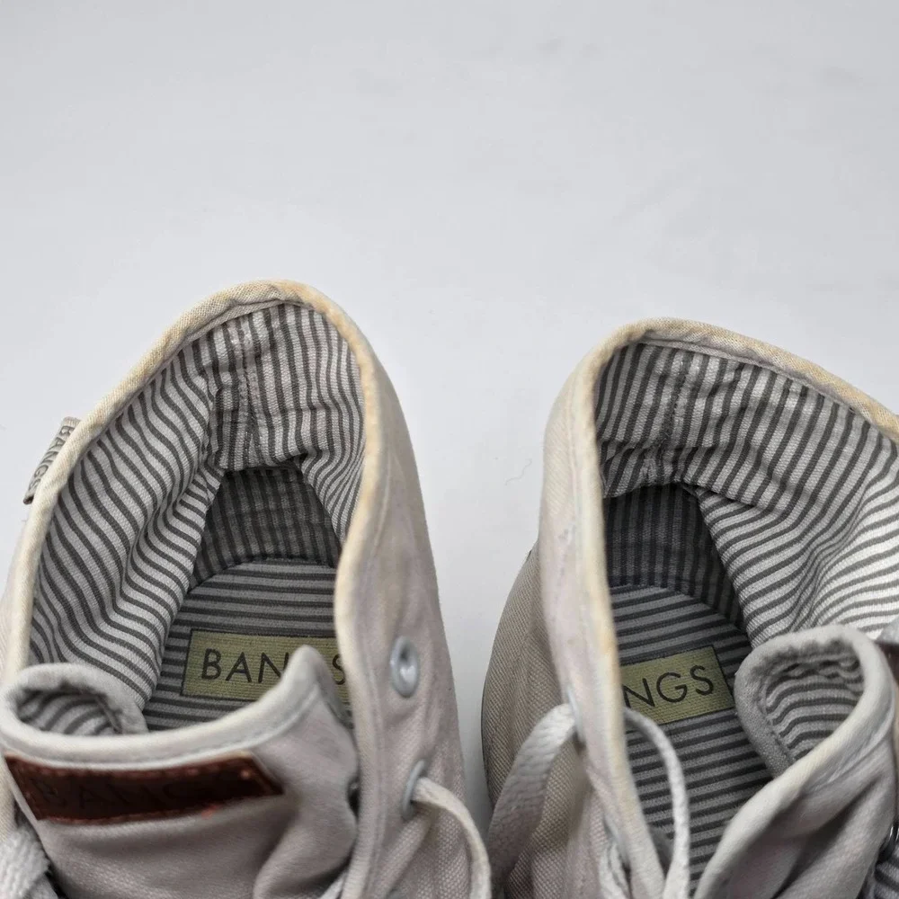 Bangs London Fog Men's Shoes Size 12 Women's 13.5 Gray Cactus High Top Sneakers